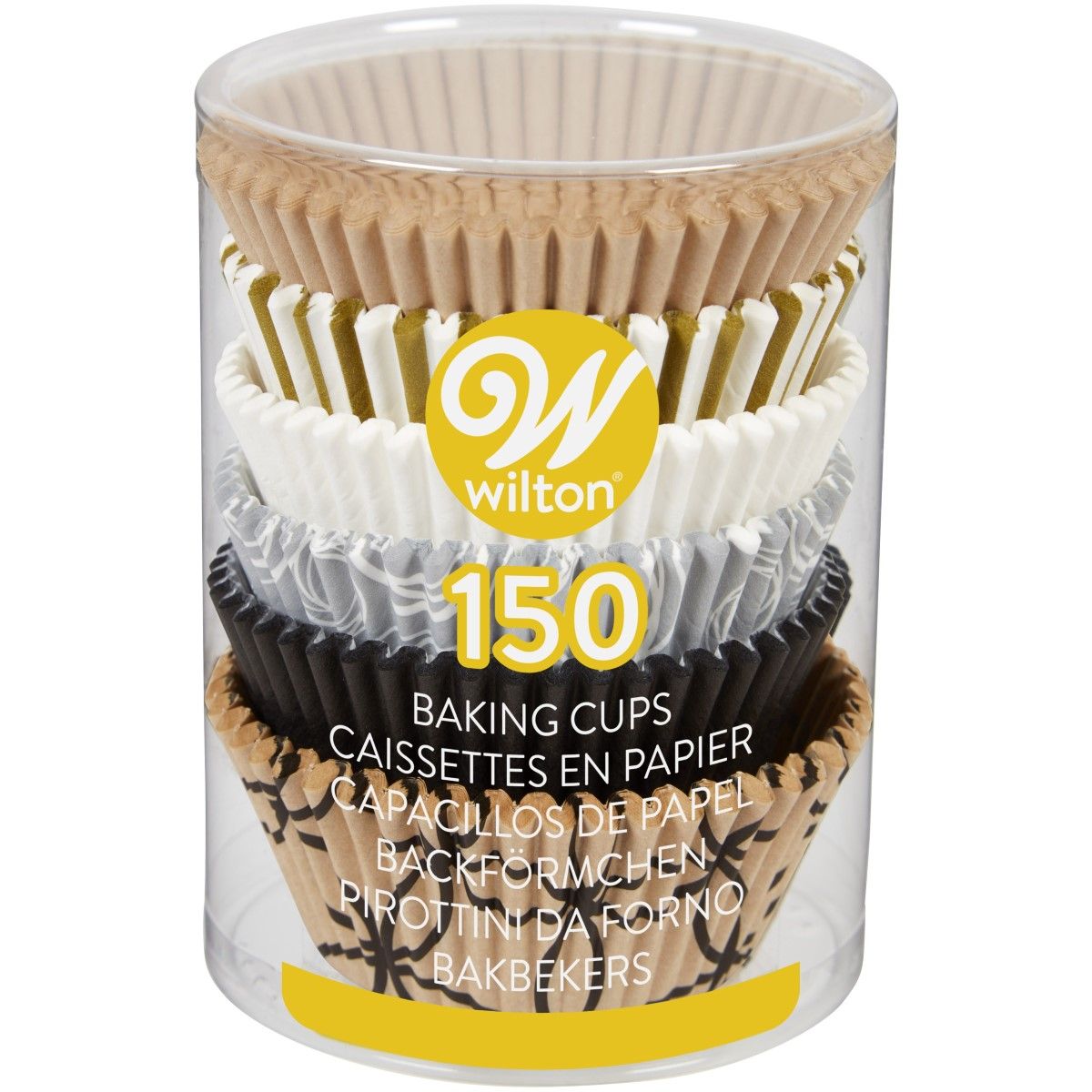 Set 150 cupe de copt elegante pentru briose, Wilton